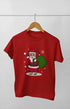 Boy Round Neck Half Sleeve Christmasfun12 - Red / 9Yrs