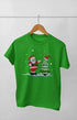 Boy Round Neck Half Sleeve Christmasfun16 - Flag Green / 9Yrs