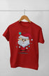 Boy Round Neck Half Sleeve Christmasfun18 - Red / 9Yrs
