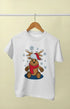 Boy Round Neck Half Sleeve Christmasfun6 - White / 9Yrs