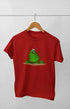 Boy Round Neck Half Sleeve Christmasfun21 - Red / 9Yrs