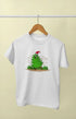 Boy Round Neck Half Sleeve Christmasfun21 - White / 9Yrs