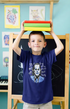 Boy Round Neck Half Sleeve ClownsFace - Royal Blue / 24-35