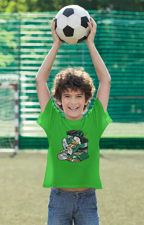Boy Round Neck Half Sleeve Donald - Flag Green / 24-35