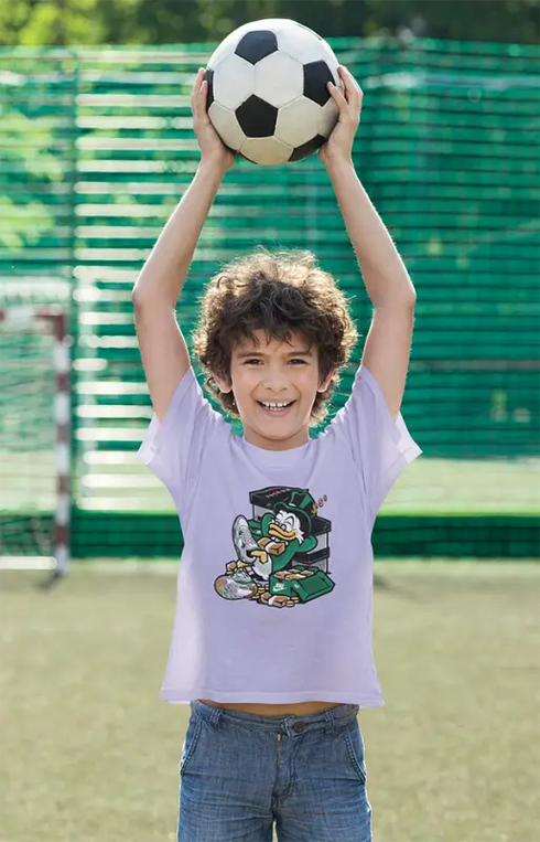 Boy Round Neck Half Sleeve Donald - Lavender / 24-35