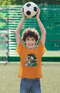 Boy Round Neck Half Sleeve Donald - Orange / 24-35
