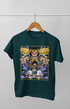 Boy Round Neck Half Sleeve DragonBall_ReyVegeta - 11Y / Petrol Blue