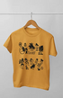 Boy Round Neck Half Sleeve Goku Multi - 24-35M / Golden Yellow