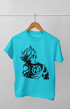 Boy Round Neck Half Sleeve Gokuback - 24-35M / Sky Blue