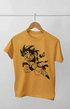 Boy Round Neck Half Sleeve Gokufly - 11Y / Golden Yellow