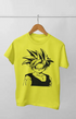 Boy Round Neck Half Sleeve GokuPic - 11Y / New Yellow