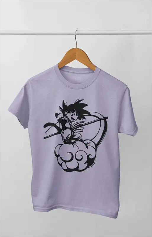 Boy Round Neck Half Sleeve GokuRun - 11Y / Lavender
