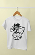 Boy Round Neck Half Sleeve GokuRun - 11Y / White