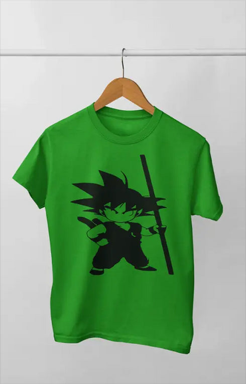 Boy Round Neck Half Sleeve Gokusty - 13Y / Flat Green