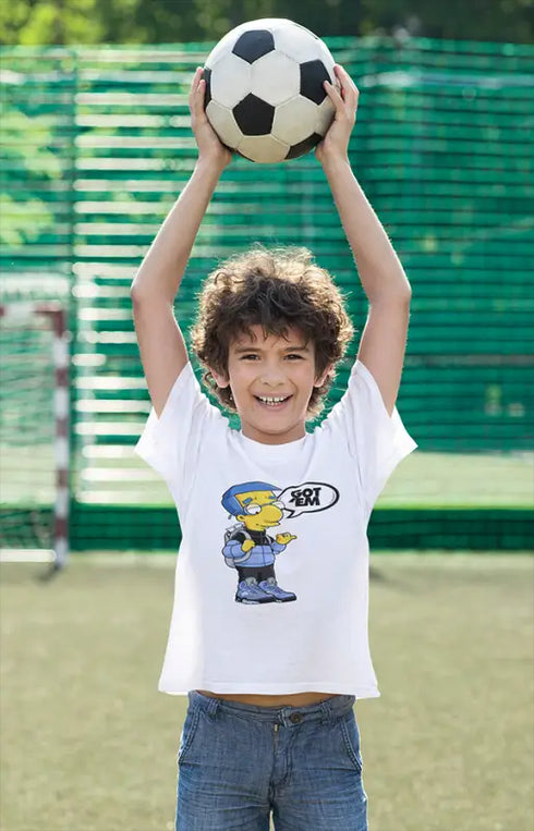 Boy Round Neck Half Sleeve GotEm - White / 24-35