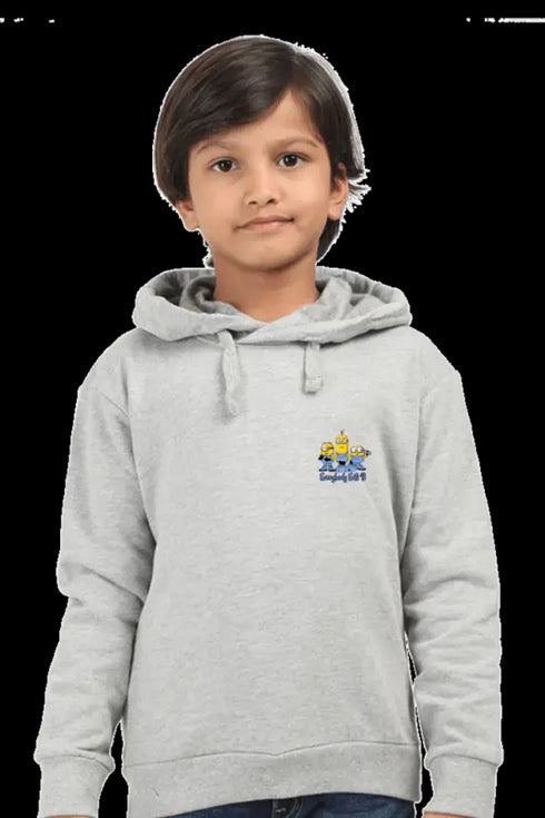 Boys Hooded Swearshirt Minnions (Front/Back Design)