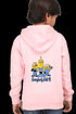 Boys Hooded Swearshirt Minnions (Front/Back Design)