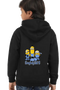 Boys Hooded Swearshirt Minnions (Front/Back Design) - Black / 36-47M