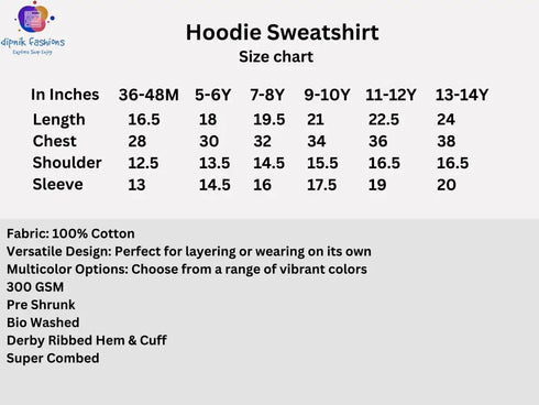 Boys Hooded SweatShirt Afroweed