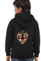 Kids Hooded SweatShirt Afroweed (Front/Back Design)