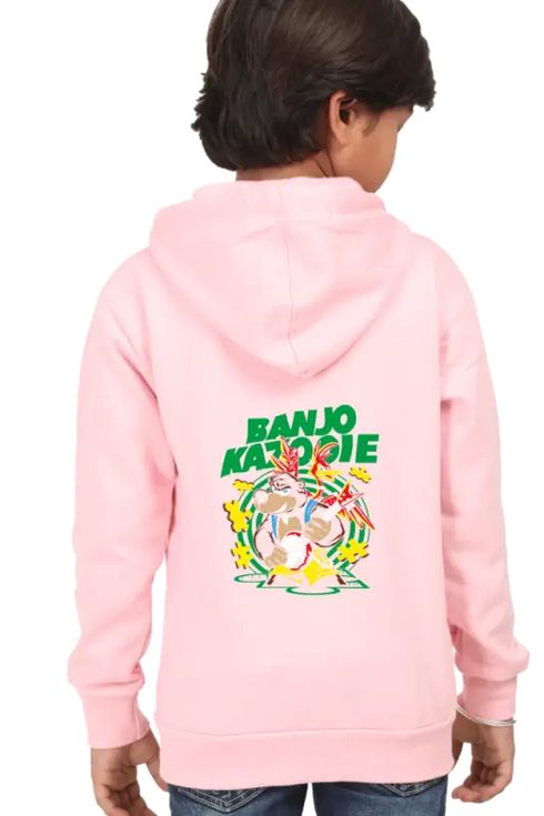Kids Hooded SweatShirt Banjo (Front/Back Design)