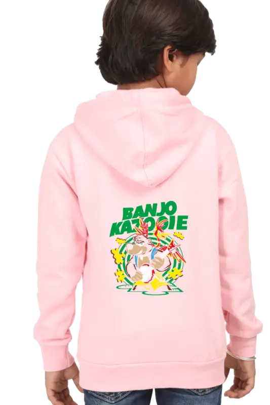 Kids Hooded SweatShirt Banjo (Front/Back Design)
