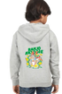Kids Hooded SweatShirt Banjo (Front/Back Design) - Grey Melange / 36-47M