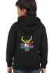 Kids Hooded SweatShirt Coyote (Front/Back Design) - Black / 36-47M