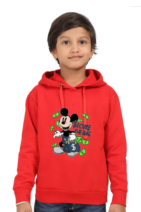 Boys Hooded SweatShirt Mickey - Red / 36-47M