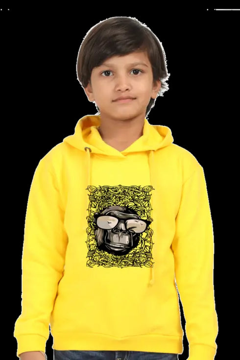 Boys Hooded SweatShirt Moninglass - Yellow / 36-47M