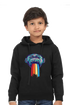 Boys Hooded SweatShirt Monk - Black / 36-47M
