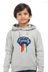 Boys Hooded SweatShirt Monk - Grey Melange / 36-47M