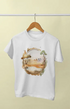 Girl Round Neck Half Sleeve Safari Animal - 11Y / White