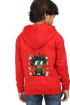 Kids Hooded SweatShirt DollarBoy (Front/Back Design) - Red / 36-47M
