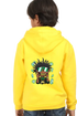 Kids Hooded SweatShirt DollarBoy (Front/Back Design) - Yellow / 36-47M