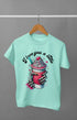 Men’s Half Sleeve Round Neck Love Latte - Mint / S