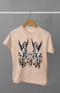 Men’s Half Sleeve Round Neck No Roses - Peach / S