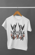 Men’s Half Sleeve Round Neck No Roses - White / S