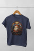 Men’s Half Sleeve Round Neck Tshirt ChristmasDeco - Navy Blue / S