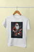 Men’s Half Sleeve Round Neck Tshirt ChristmasSantaR - White / S
