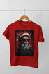 Men’s Half Sleeve Round Neck Tshirt ChristmasSilk - Red / S