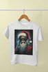 Men’s Half Sleeve Round Neck Tshirt Christmas Skell - White / S