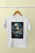 Men’s Half Sleeve Round Neck Tshirt ChristmasSnowman - White / S