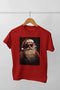 Men’s Half Sleeve Round Neck Tshirt ChristmasVintage - Red / S