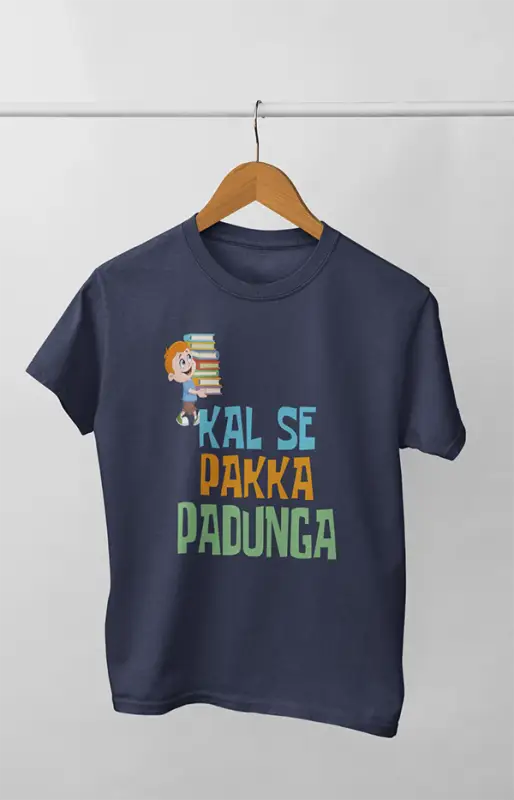 Men’s Half Sleeve Round Neck TShirt Kal Se - S / Navy Blue