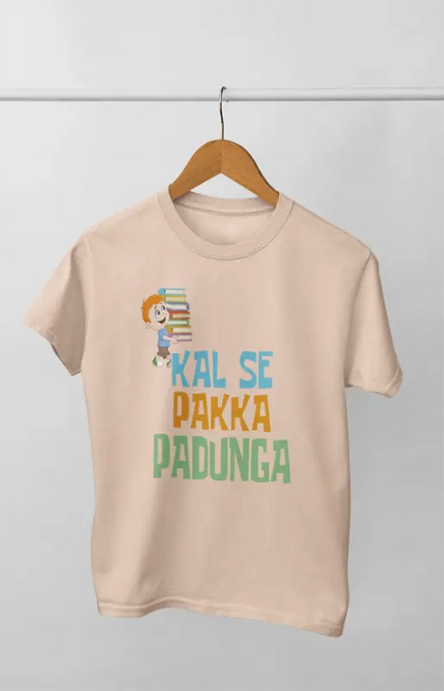Men’s Half Sleeve Round Neck TShirt Kal Se - S / Peach