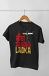 Men’s Half Sleeve Round Neck Tshirt Sidha Sadha - S / Black