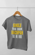 Men’s Half Sleeve Round Neck Tshirt Single To - S / Charcoal Melange