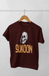 Men’s Half Sleeve Round Neck TShirt Sukoon - S / Maroon