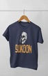 Men’s Half Sleeve Round Neck TShirt Sukoon - S / Navy Blue